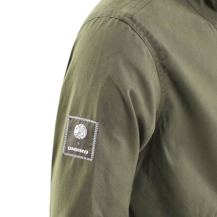 Alternative Image for ProductPretty Green X Umbro Hooded Jacket Green3
